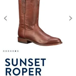 Lucchese | Shoes | Lucchese Sunset Roper Color Tan Ranch 